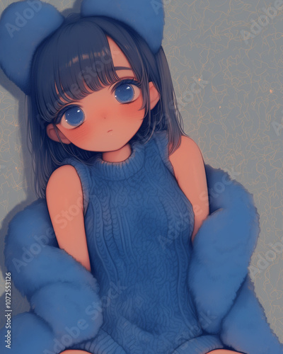 girl in a dress