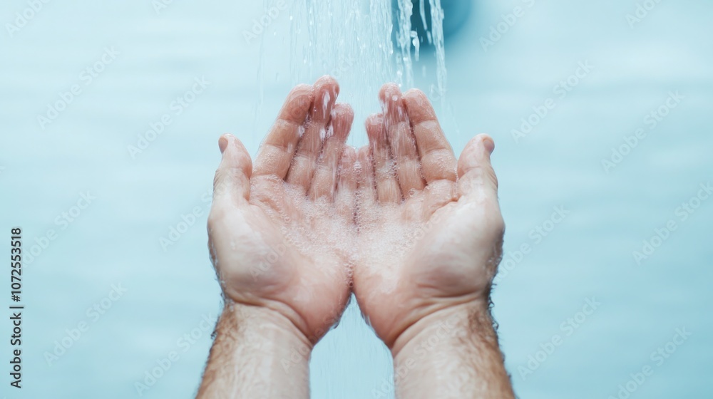 Finding Inner Peace Amid Storms Hands Under Running Faucet Finding Inner Peace Amid Storms Hands Under Running Faucet