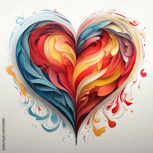 Heart, Love, Valentine, Floral