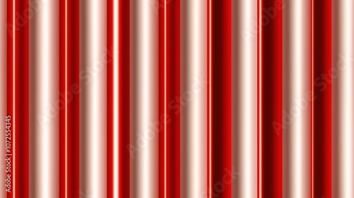 Abstract Red and White Vertical Stripes Pattern