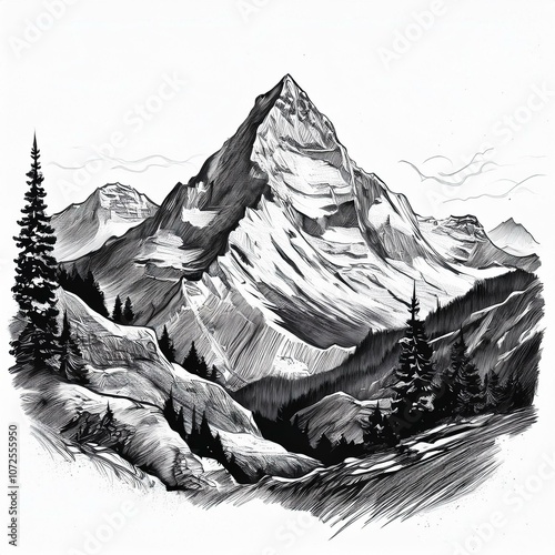 Mountain, Snow, Landscape, Mountains