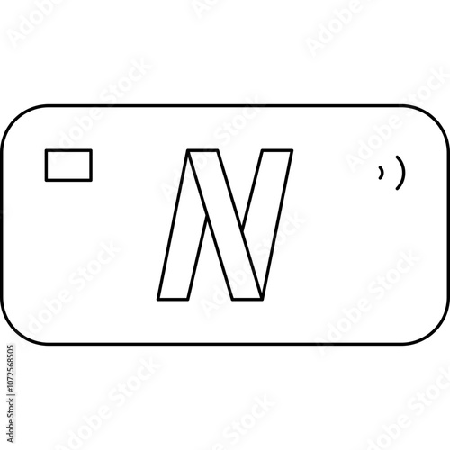 Net teller single vector icon