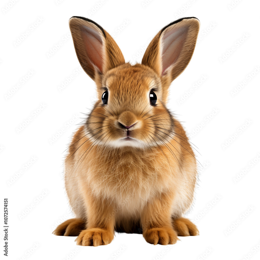 Small Rabbit Isolated On White Background Small Rabbit Isolated On White Background