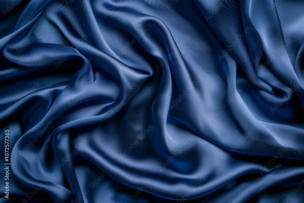 Image of Blue silk fabric drapery material. Texture for background usage Image of Blue silk fabric drapery material. Texture for background usage