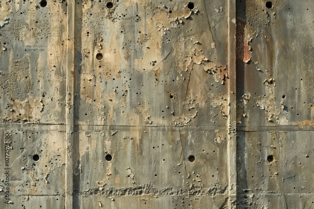 Image of Old grey concrete bunker wall. Texture for background usage Image of Old grey concrete bunker wall. Texture for background usage