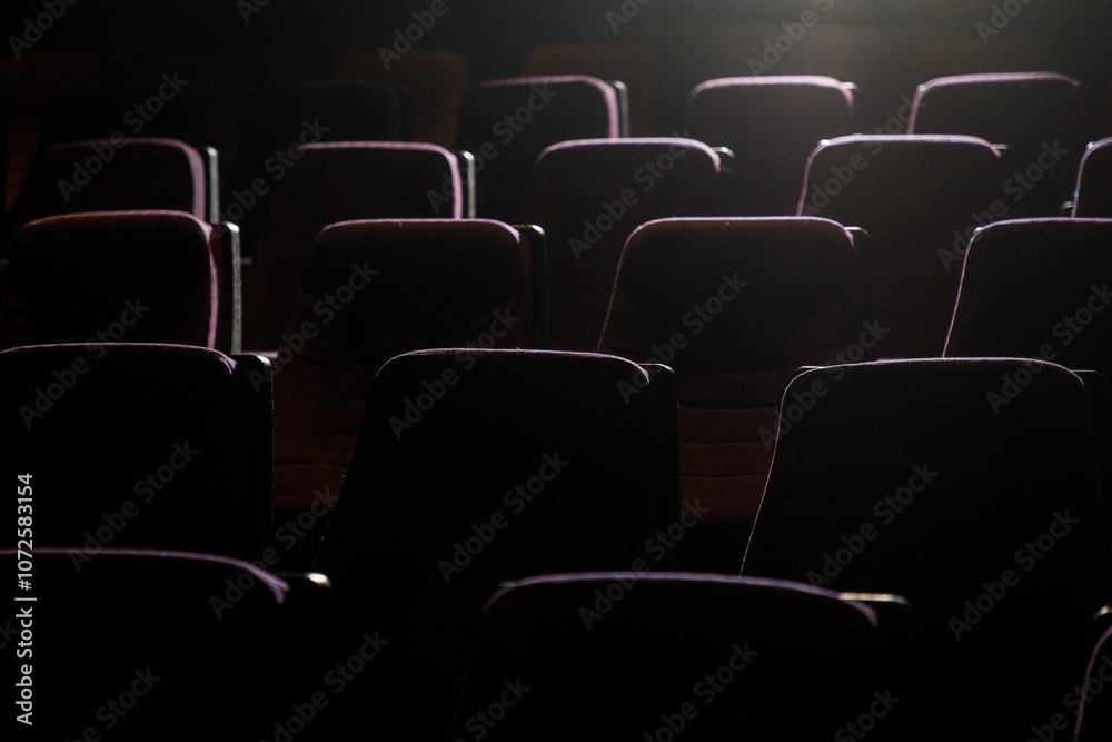 Obraz premium empty cinema auditorium