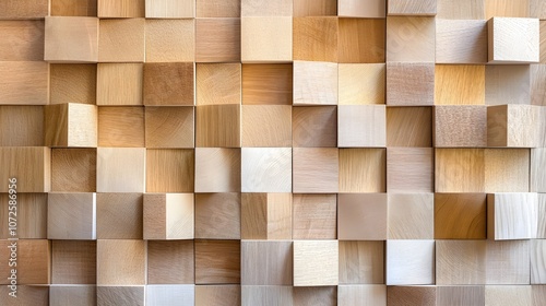 wallpaper wood panels squares 3d oak 