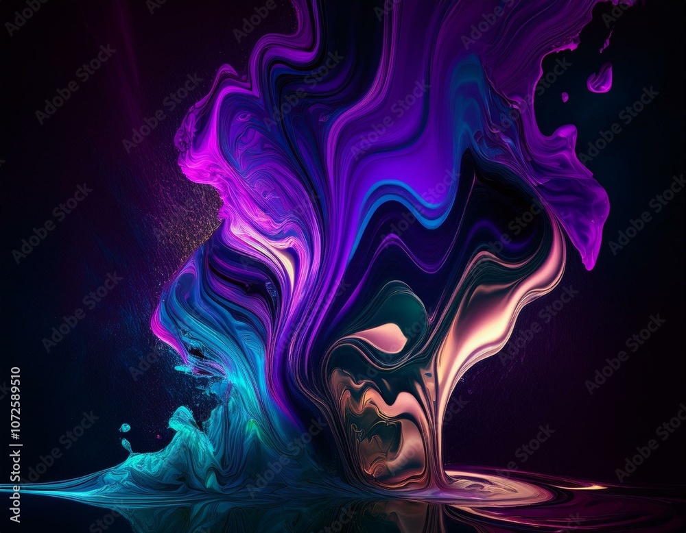 Obraz premium Black background, texture, pattern