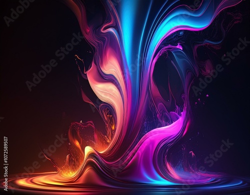Black background, texture, pattern