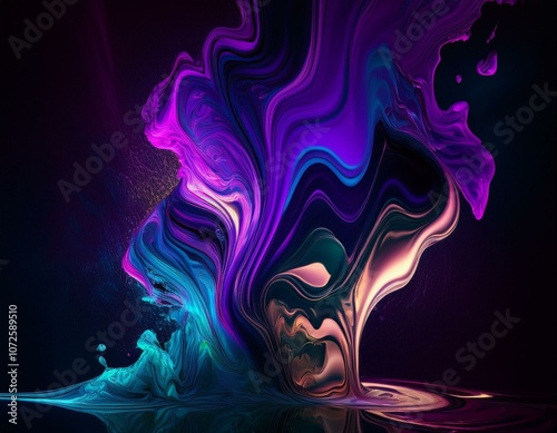 Black background, texture, pattern