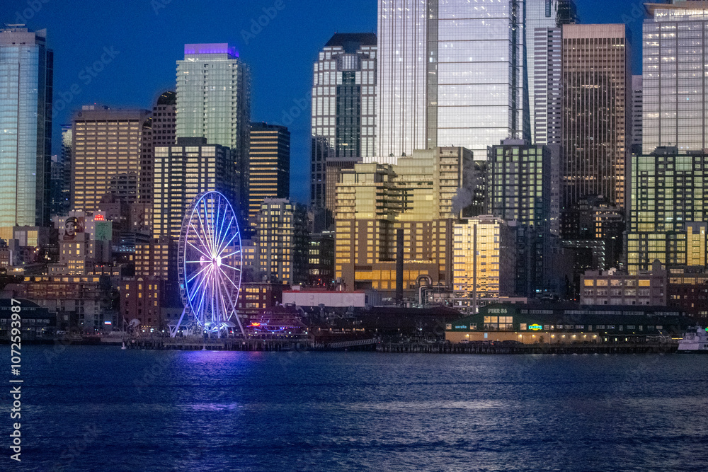 Obraz premium Seattle Dusk