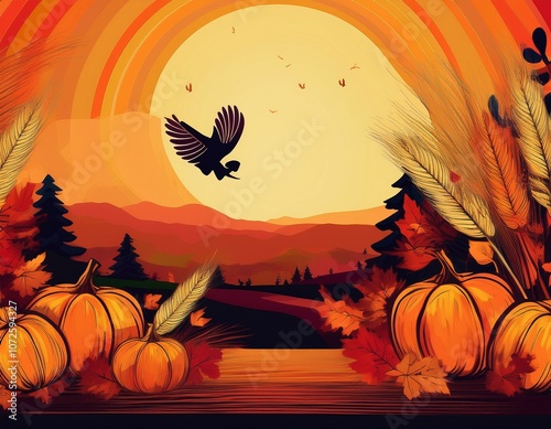 Thanksgiving, pumpkin, holiday, autumn, fall
