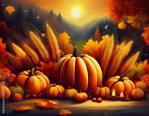 Thanksgiving, pumpkin, holiday, autumn, fall