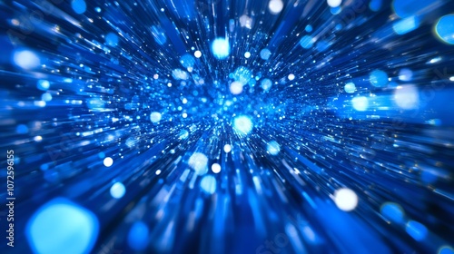 Blue light gradient background