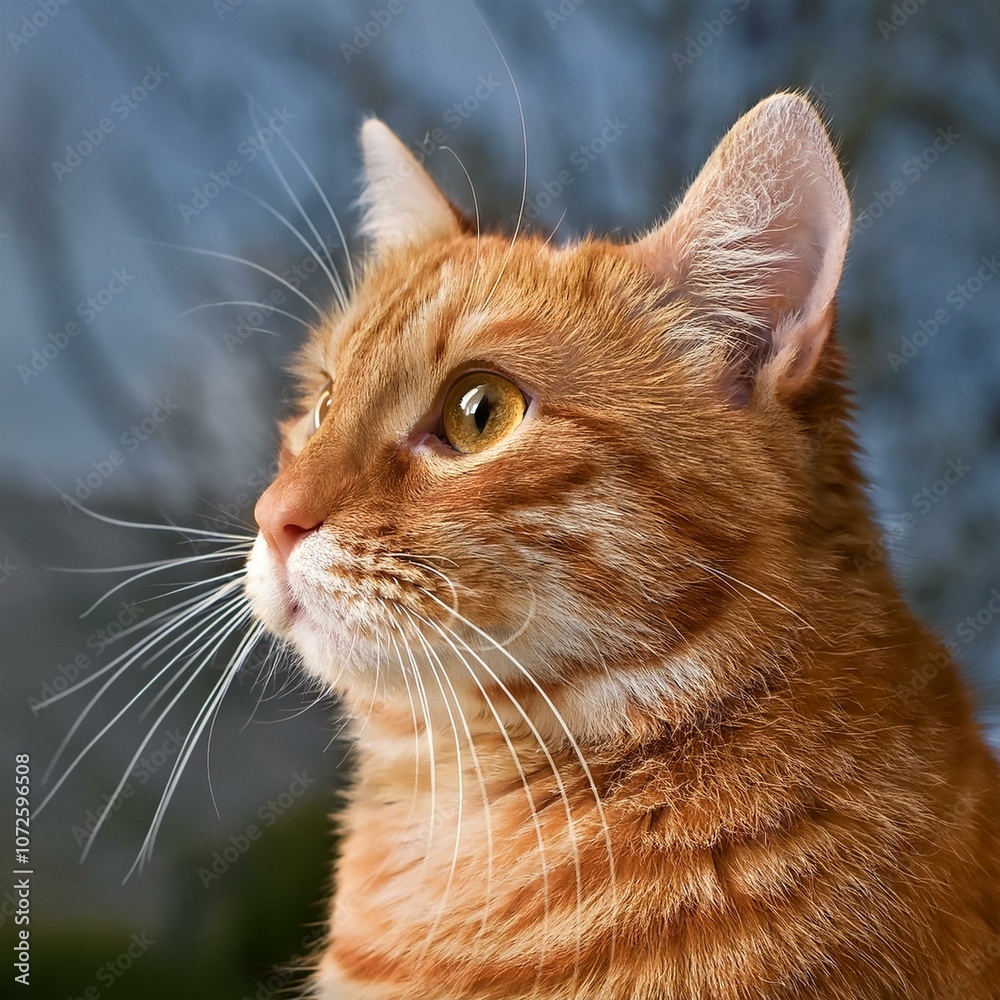 orange tabby cat, AI generated orange tabby cat, AI generated