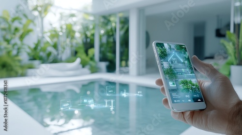 Explore smart home technology how mobile devices control pool environments for modern living