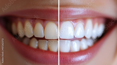 Achieve a brighter smile with teeth whitening treatments. See dramatic before and after results that boost your confidence photo