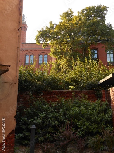 Neo-Gothic complex of buildings of the Medical University of Wrocław, Poland. Department of Normal Anatomy Wrocław Medical University.