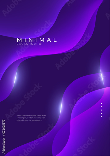 Elegant Abstract Poster With Vibrant Gradient Color Background. Perfect for modern decor, digital art projects, and creative backgrounds. Adds elegance and style to any visual presentation