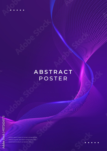 Abstract Minimal Background with Vibrant Color Gradient