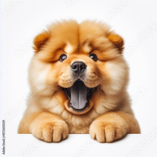 Erschrockener Chow Chow