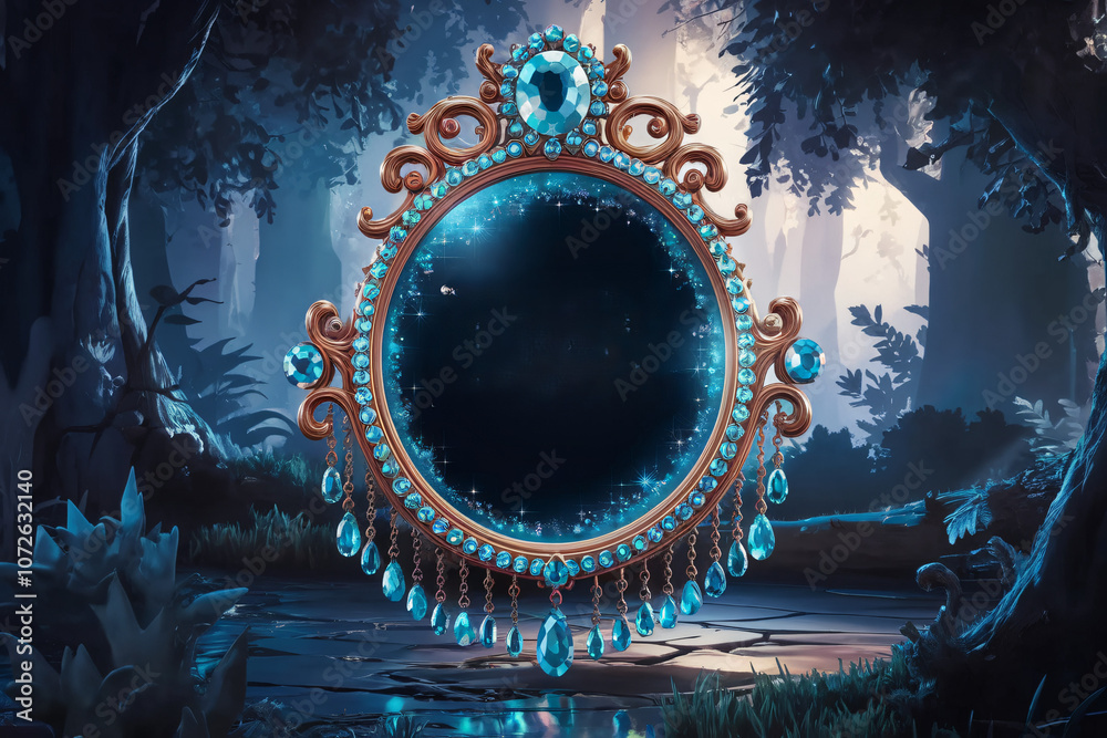 Obraz premium The Mirror's Magic, Casting a Spell