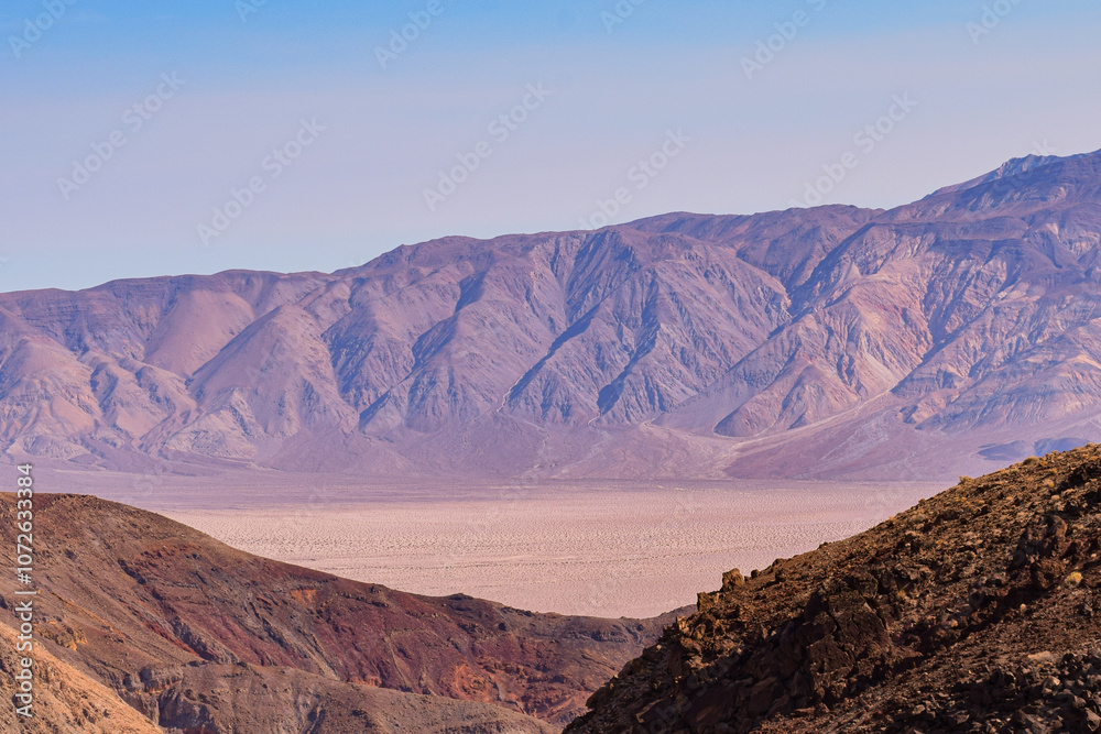 Naklejka premium sunset in the desert