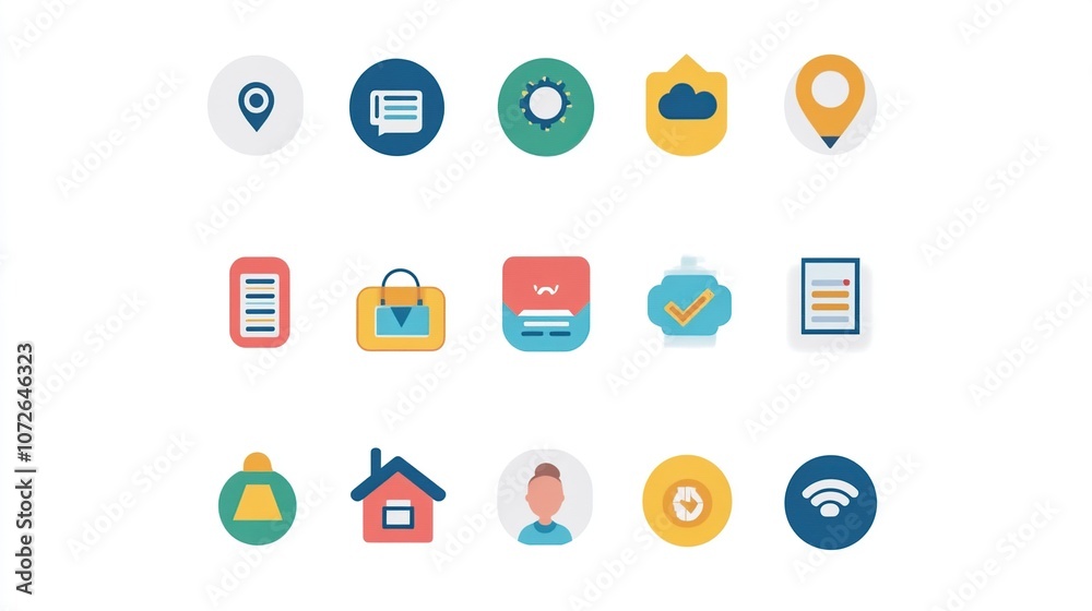 Colorful App Icons Set Colorful App Icons Set