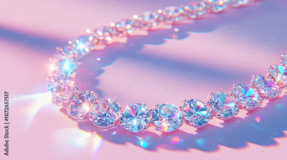 Elegant gemstone necklace with sparkling brilliance Elegant gemstone necklace with sparkling brilliance