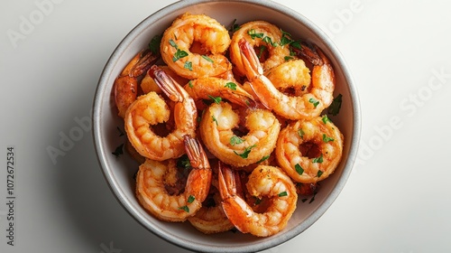 Delicious Cooked Shrimp Bowl