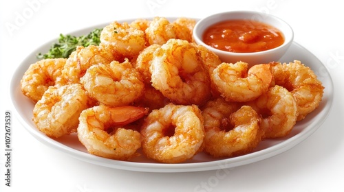 Fried Shrimp with Sauce