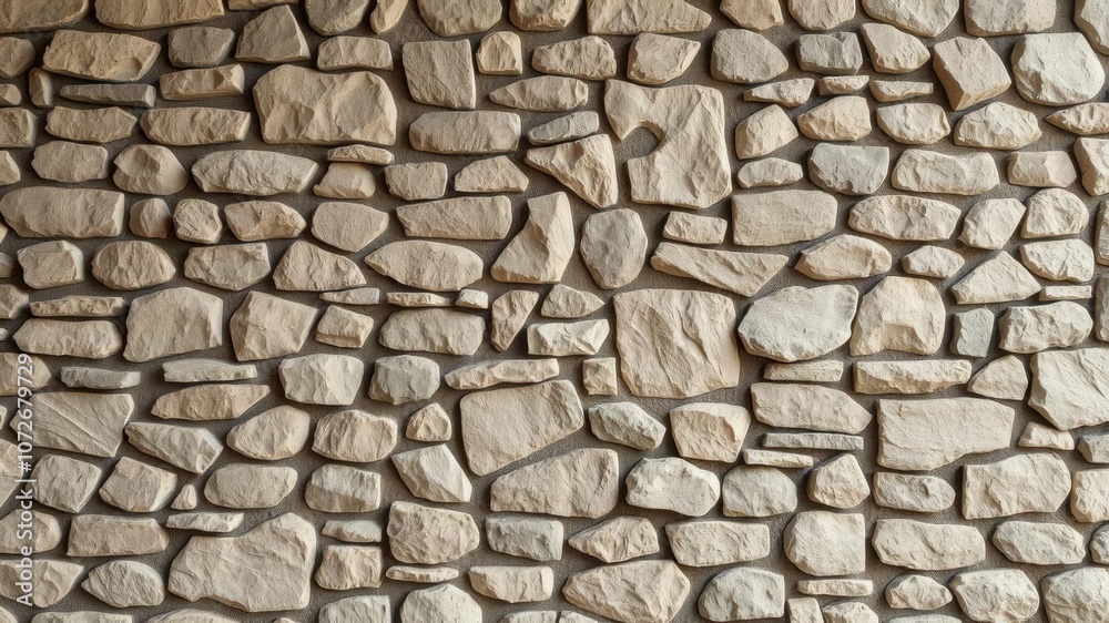 Textured stone wall with dark and light stones arranged in natural pattern, stone, texture Textured stone wall with dark and light stones arranged in natural pattern, stone, texture