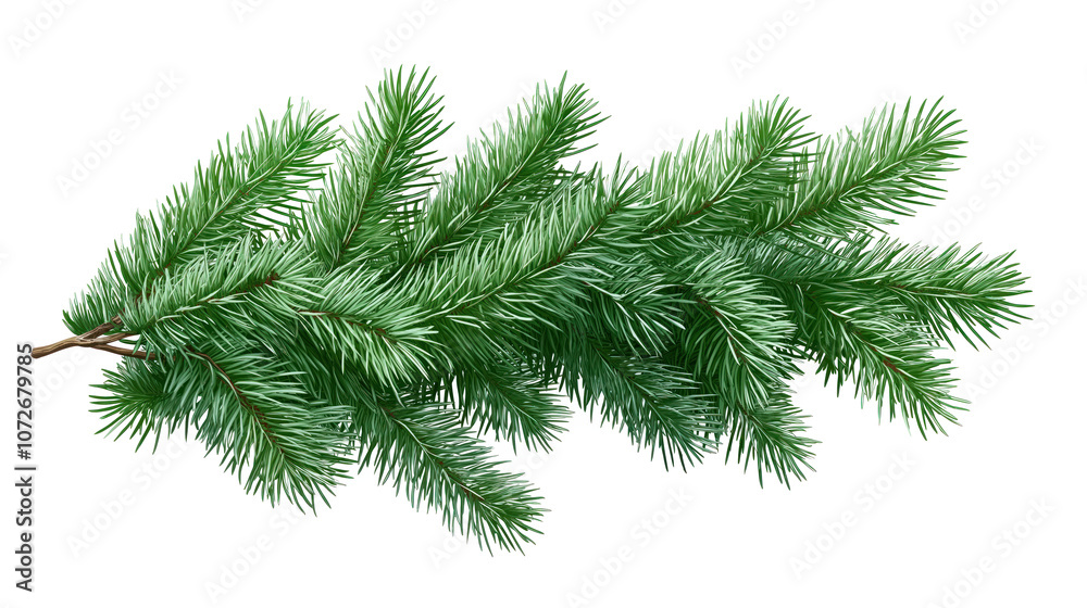 Green spruce branch with needles. Winter conifer twig isolated on isolated transparent background. Christmas tree branch for Xmas cards, New Year posters design. Realistic botanical illustration. Png. Green spruce branch with needles. Winter conifer twig isolated on isolated transparent background. Christmas tree branch for Xmas cards, New Year posters design. Realistic botanical illustration. Png.