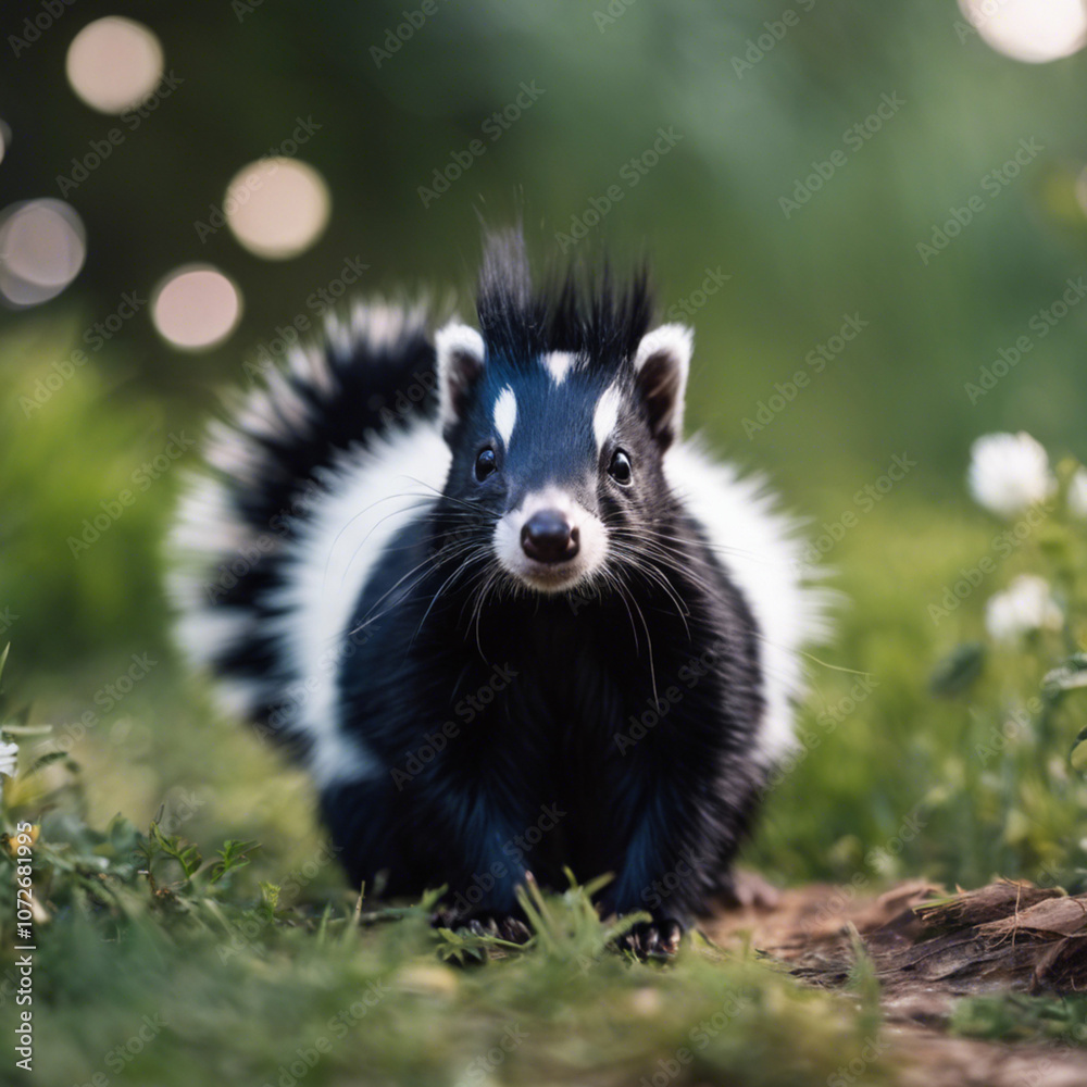 Skunk Closeup