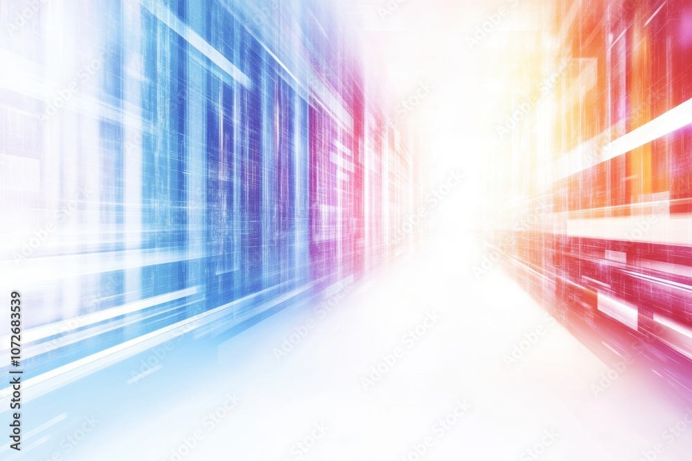 A Vibrant Digital Corridor Symbolizing Innovation and Creativity in Silicon Valley Tech Landscape A Vibrant Digital Corridor Symbolizing Innovation and Creativity in Silicon Valley Tech Landscape