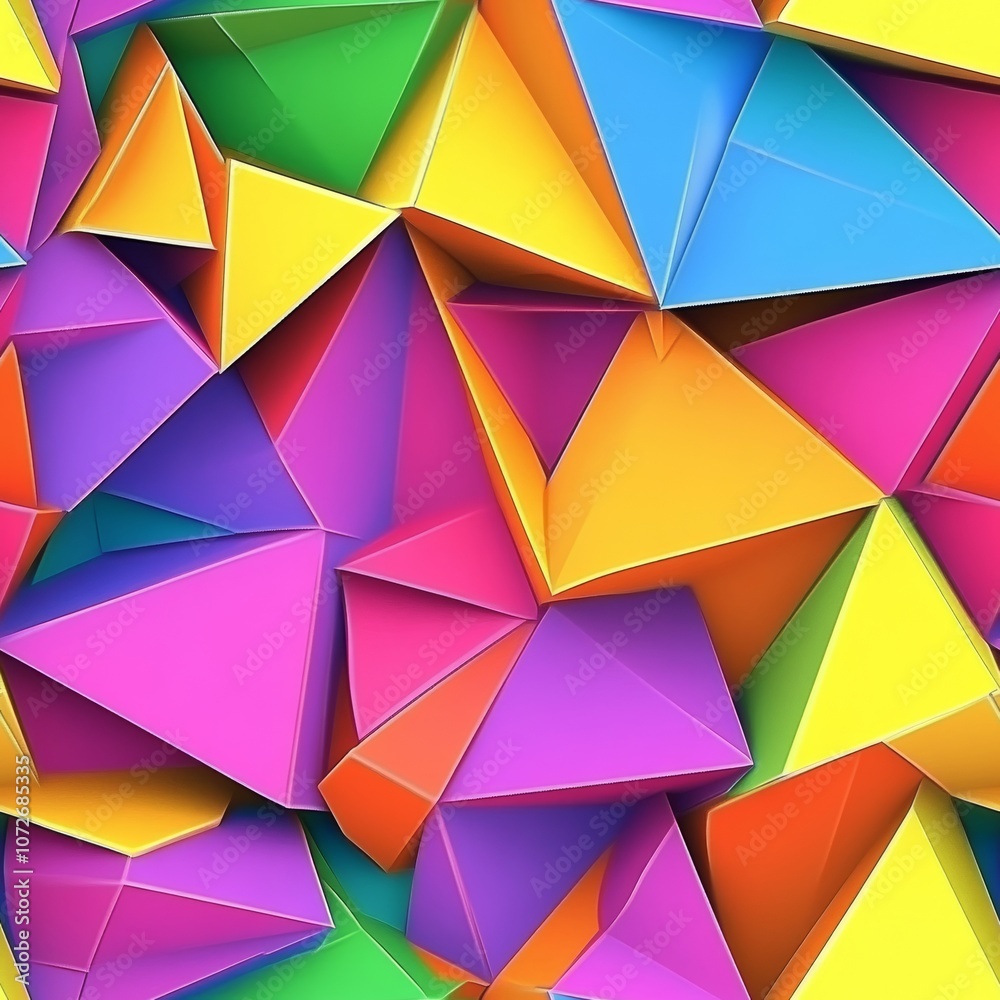 A Colorful Abstract Background of Geometric Shapes in Vibrant Tones of Orange, Pink, Yellow, and Blue Creating a Playful and Modern Visual Aesthetic for Various Design Projects A Colorful Abstract Background of Geometric Shapes in Vibrant Tones of Orange, Pink, Yellow, and Blue Creating a Playful and Modern Visual Aesthetic for Various Design Projects
