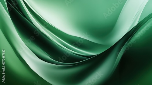 Abstract Green Swirling Lines Background - Digital Art, Modern Design, Minimalist, Gradient,  Texture,  Wallpaper, Graphic Design,  Website,  Web Design