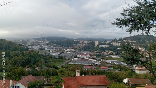 panorama of the city of the city