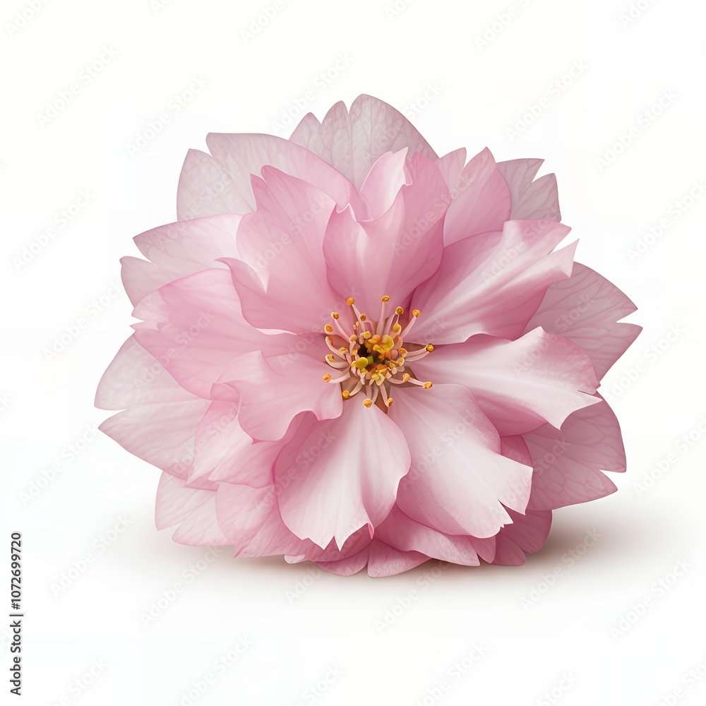 Realistic Cherry Blossom Flower Illustration
