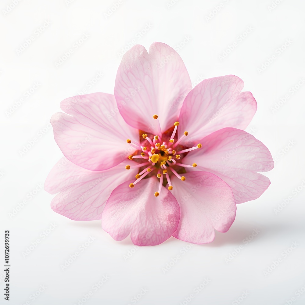 Realistic Cherry Blossom Flower Illustration