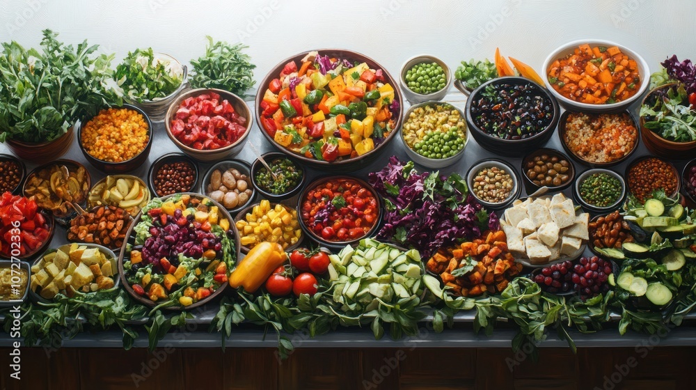 Fototapeta premium Healthy Food Buffet