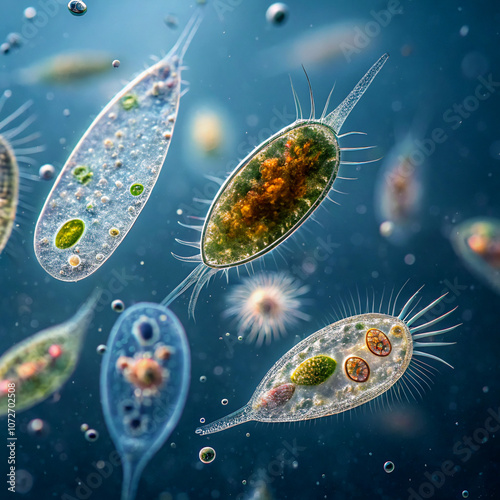 ufo in space. water, light, illustration, design, blue, space, pattern, art, star, cell, science, sea, fish, nature, color, bubbles, butterfly, jellyfish, bright, decoration, aquarium, bubble, sky, ba photo