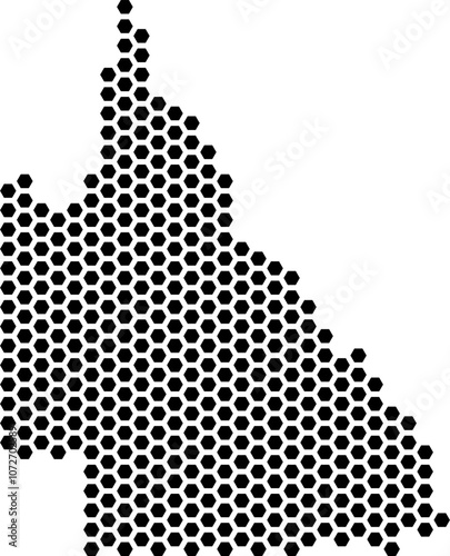 Hexagonal Map of Queensland