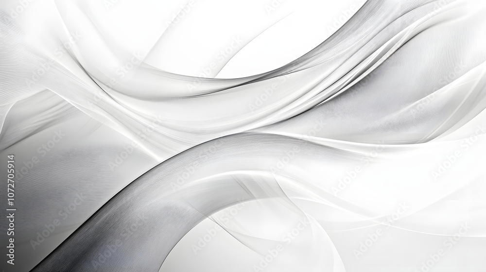 Fototapeta premium Abstract grayscale lines with clean, sleek patterns and dynamic design.