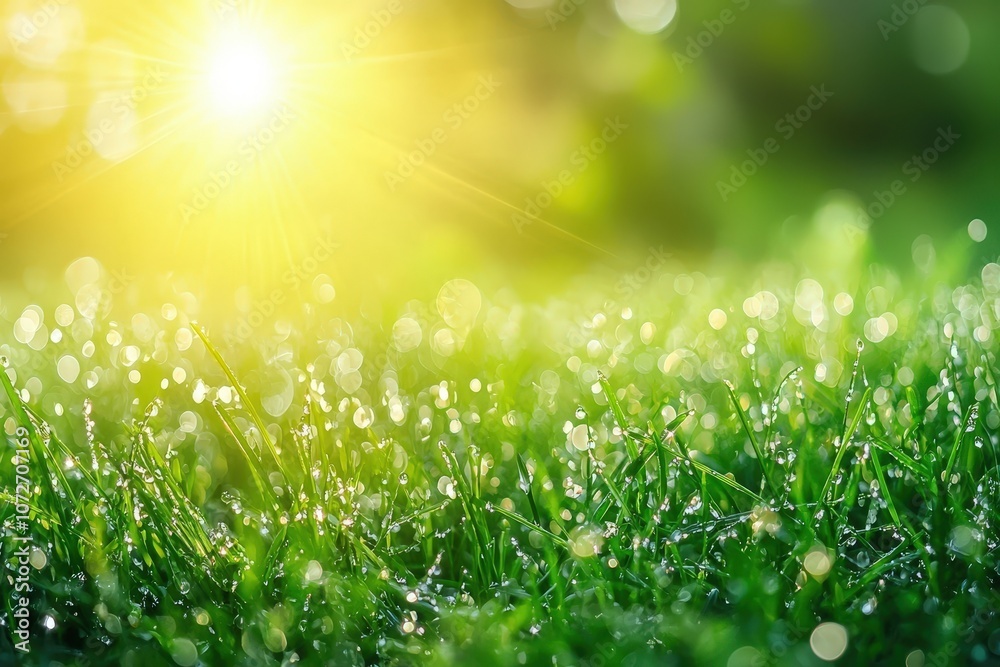 Close-up of tiny morning dew droplets on fresh green leaves, sparkling in soft early sunlight, creating a calm, refreshing atmosphere that symbolizes purity and the freshness of a new day.. Close-up of tiny morning dew droplets on fresh green leaves, sparkling in soft early sunlight, creating a calm, refreshing atmosphere that symbolizes purity and the freshness of a new day..