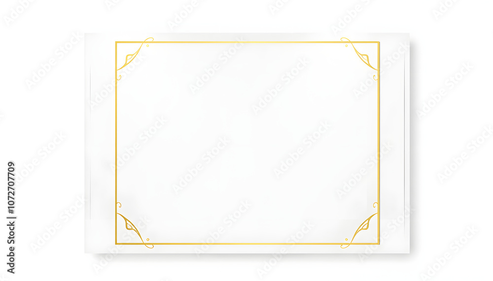 Invitation card mockup illustration isolated with white highlights, png Invitation card mockup illustration isolated with white highlights, png