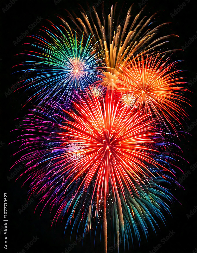 Diwali Background with Glowing Fireworks Display Diwali Background with Glowing Fireworks Display