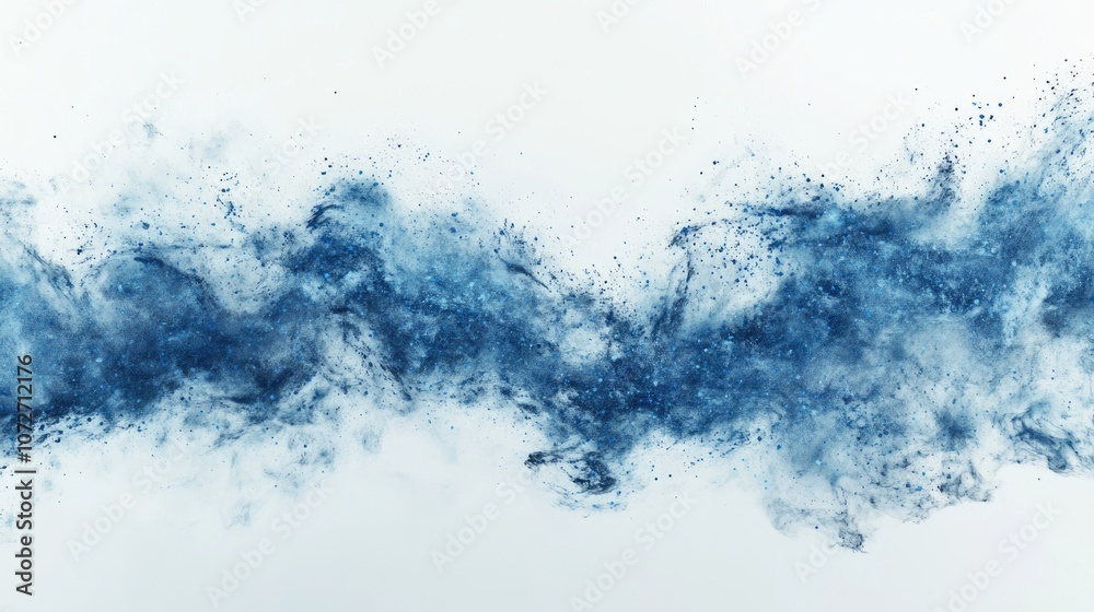 Abstract Blue Smoke or Dust Background for Design Abstract Blue Smoke or Dust Background for Design