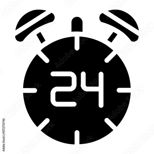 Analog Solid Icon