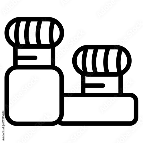 Roof Vent Line Icon